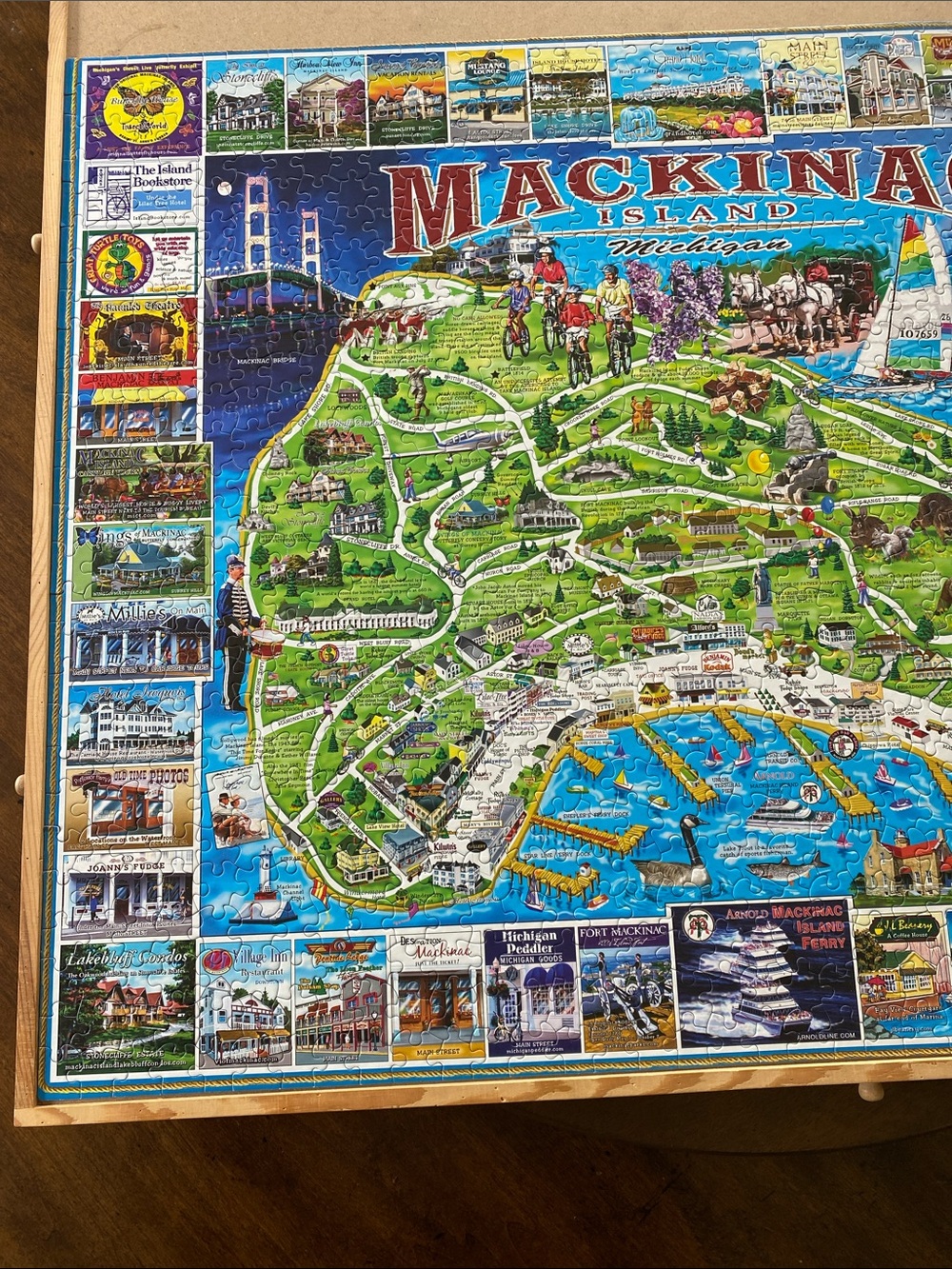 White Mountain • Mackinac Island • 1000 Piece Puzzle - Picture 3 of 6
